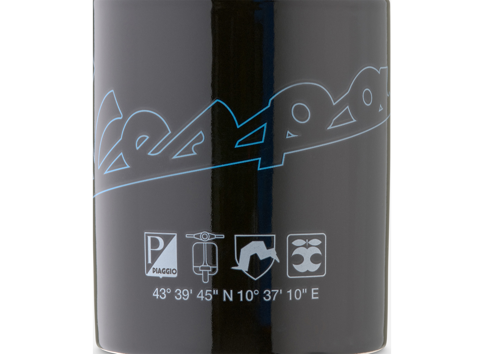 Taza Vespa negra
