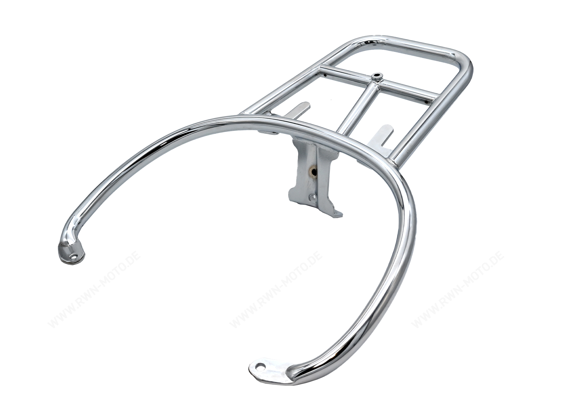 Portaequipajes trasero cromado para Vespa GTS, compatible con el baúl trasero de 32 litros