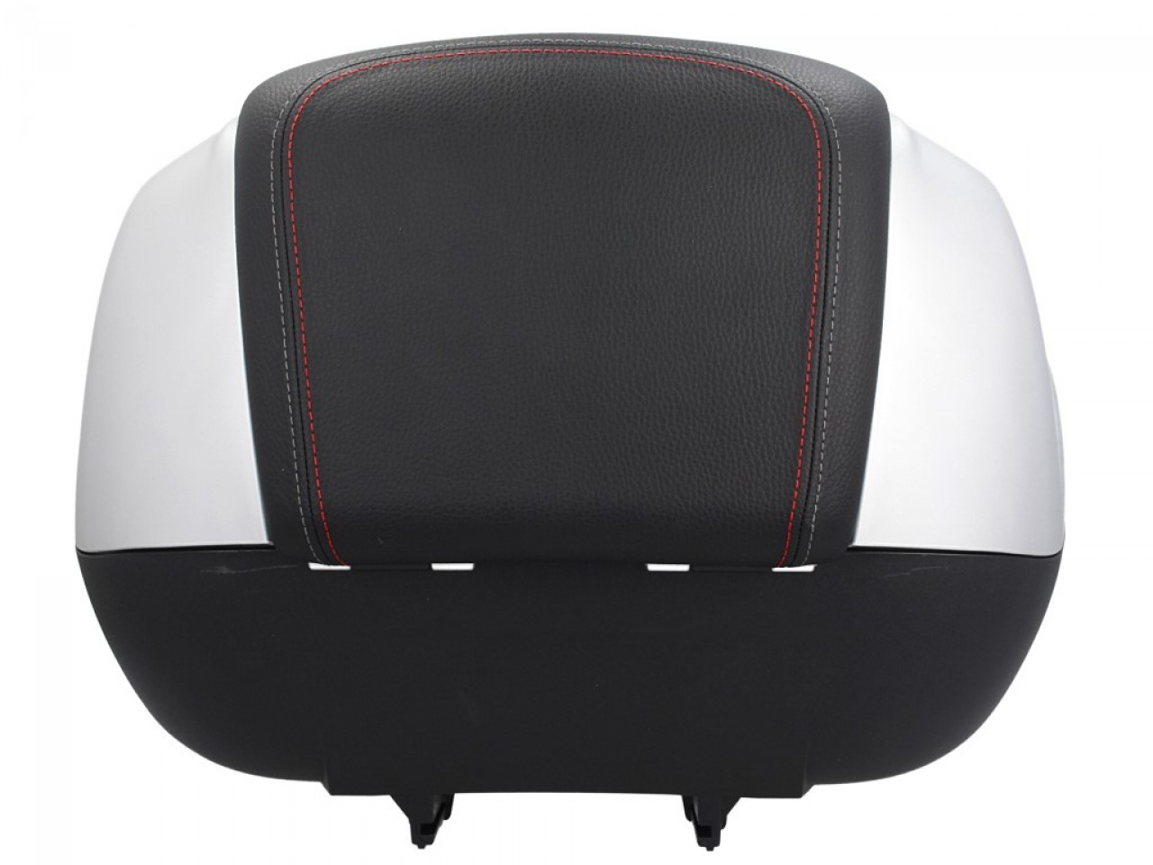 Maleta superior de 37 l con respaldo para Piaggio Beverly Sport 300/350 (16-20) - gris mate 760/B