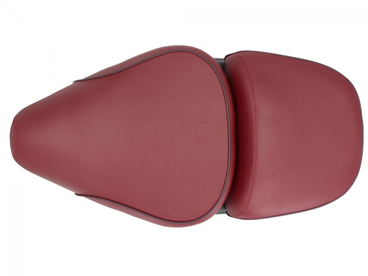 Asiento Vespa 2 plazas de cuero genuino rojo para LX 50-150cc Touring, ET2/ET4 /LX/LXV/S 50-150cc-