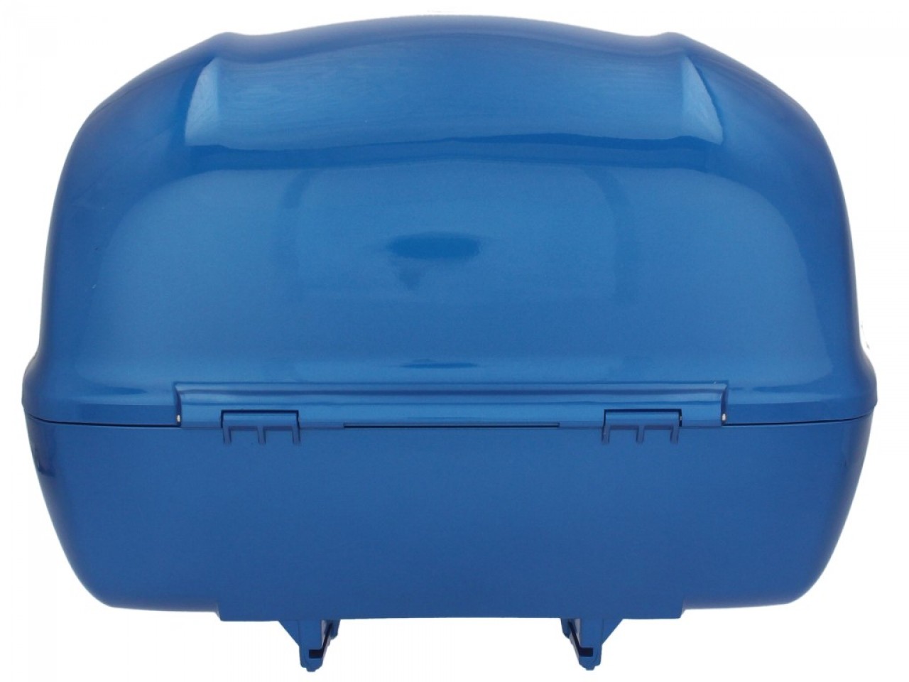 Baúl para Vespa de 32 l, azul claro brillante, 261/A, sin respaldo
