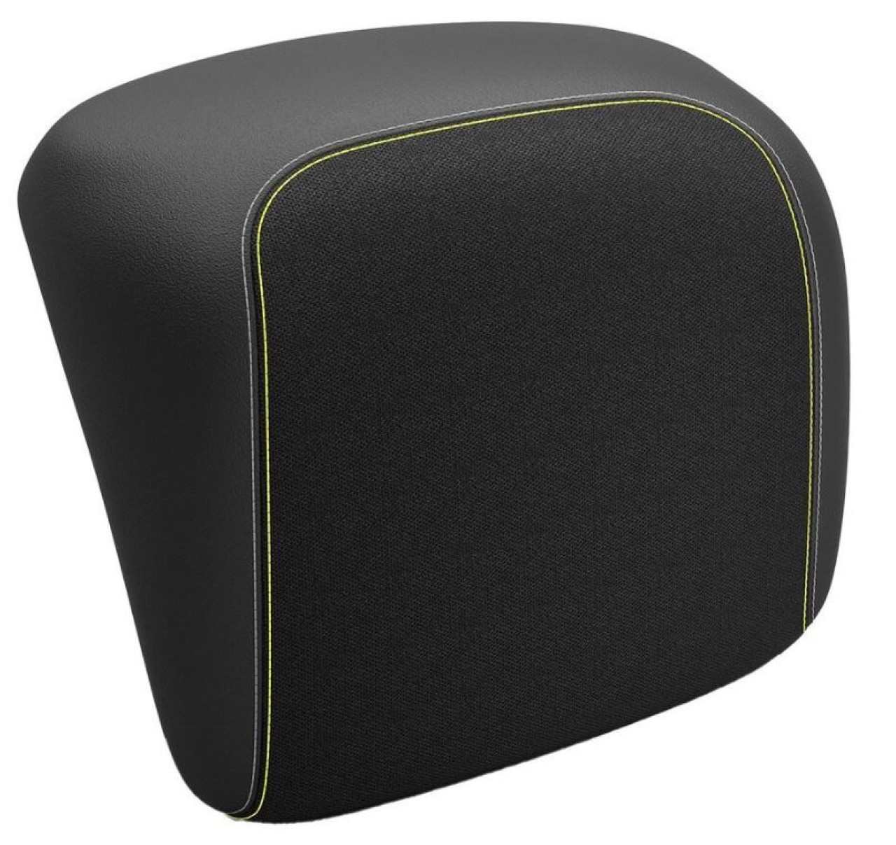 Respaldo original para baúl Vespa GTS/GTV - negro, costuras amarillas