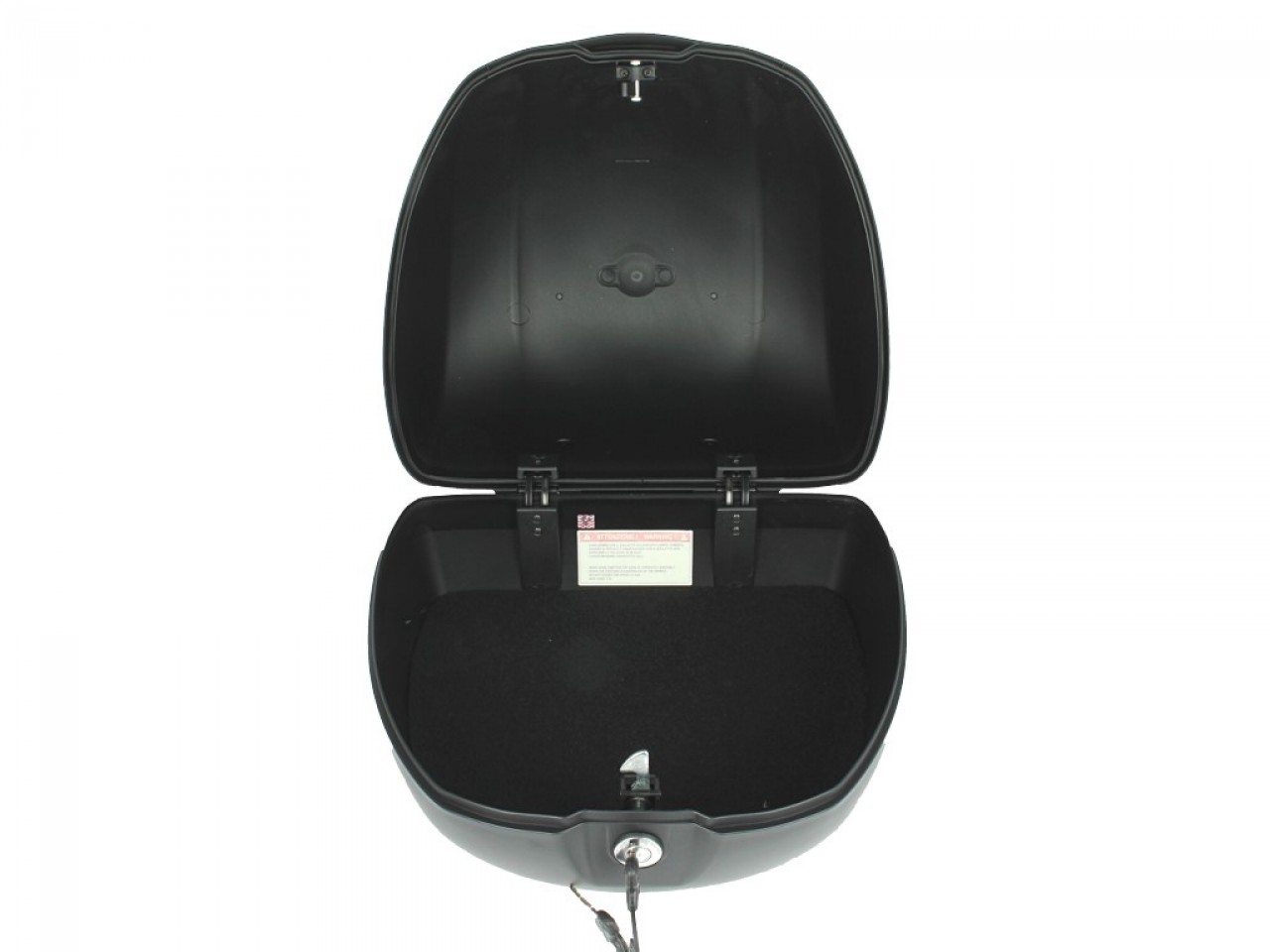 Baúl trasero para Vespa de 32 l, negro mate, modelo 99/C, sin respaldo