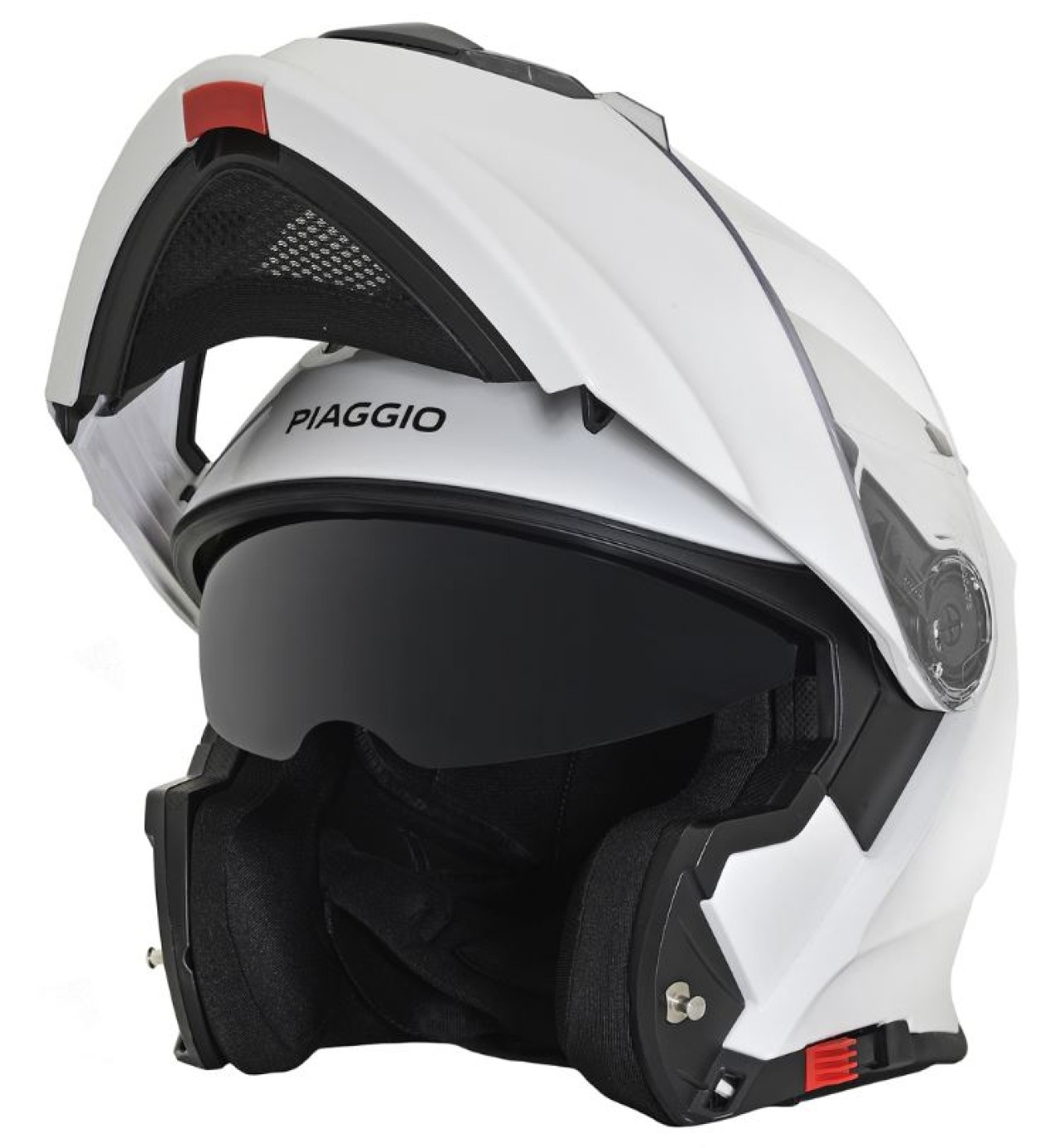 Casco modular Piaggio blanco brillante