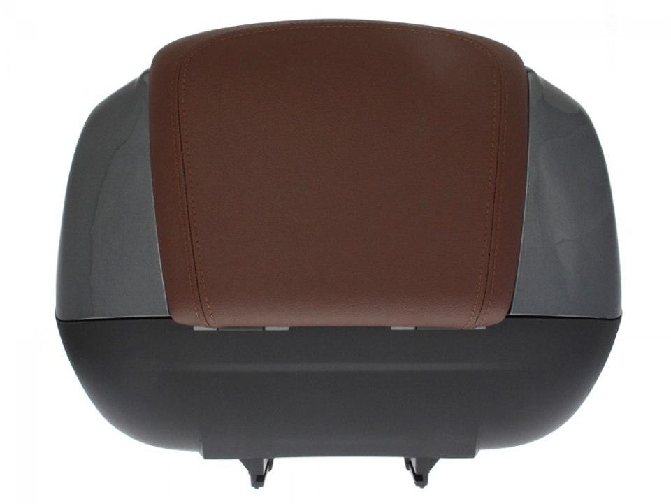 Maleta superior de 37 l con respaldo para Piaggio Medley 125/150 (16-18) - gris 798/B