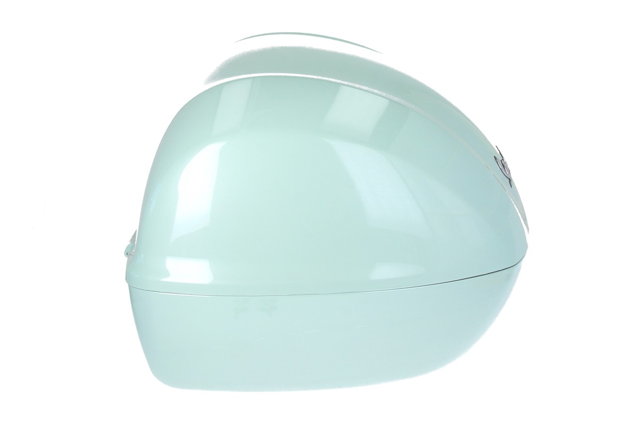 Baúl trasero para Vespa de 32 l, verde Latte Menta 350/A, sin respaldo