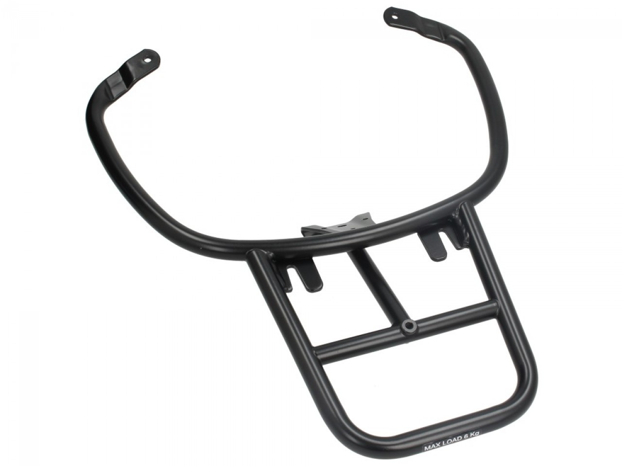 Portaequipajes trasero en negro mate para Vespa Primavera / Sprint / Elettrica