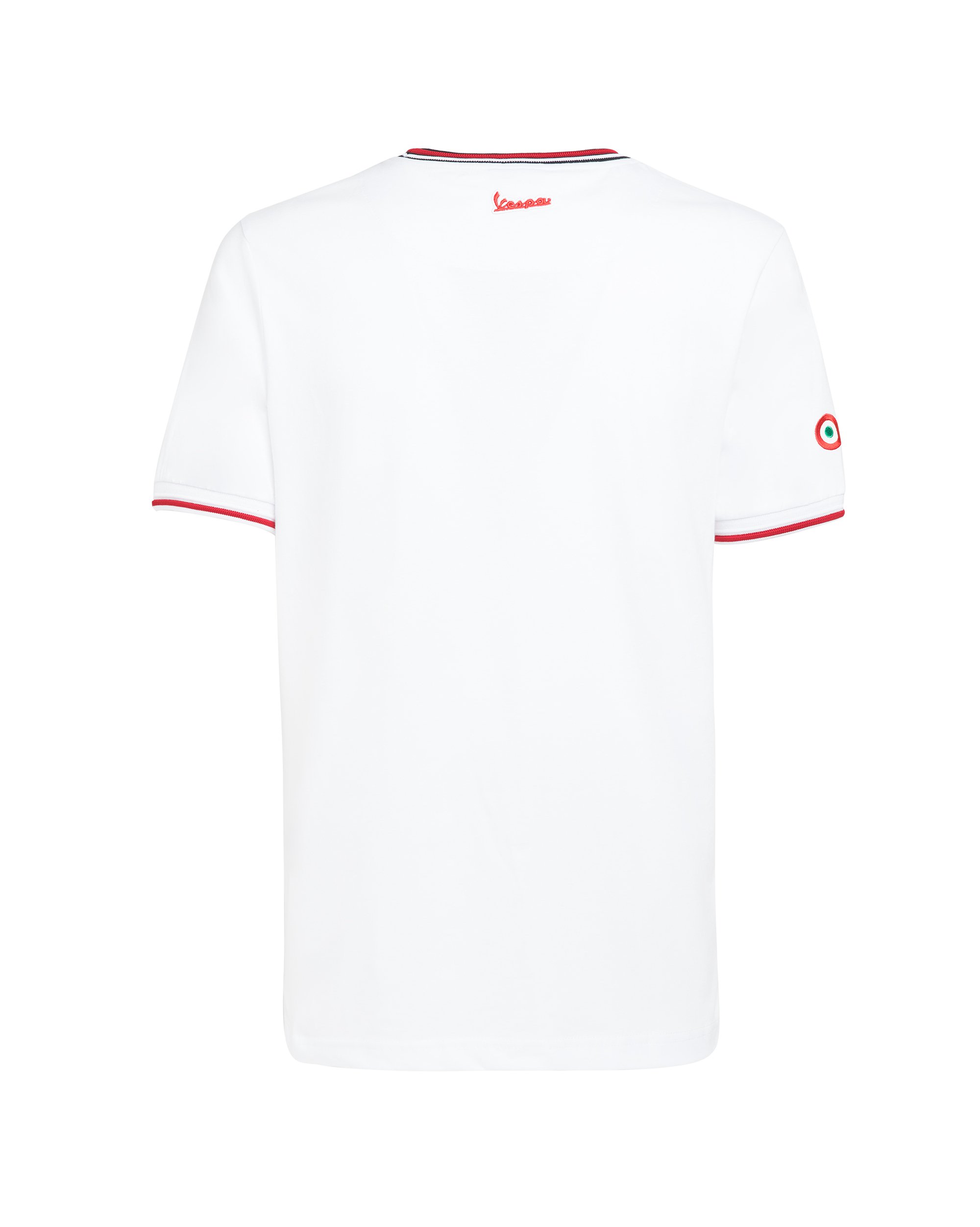Camiseta Vespa Modernista hombre blanca