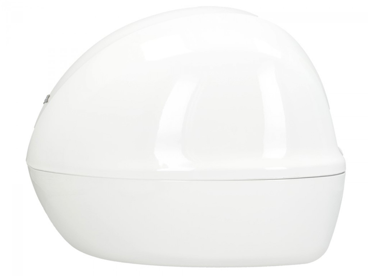 Baúl trasero para Vespa de 32 l, blanco brillante, 544, sin respaldo
