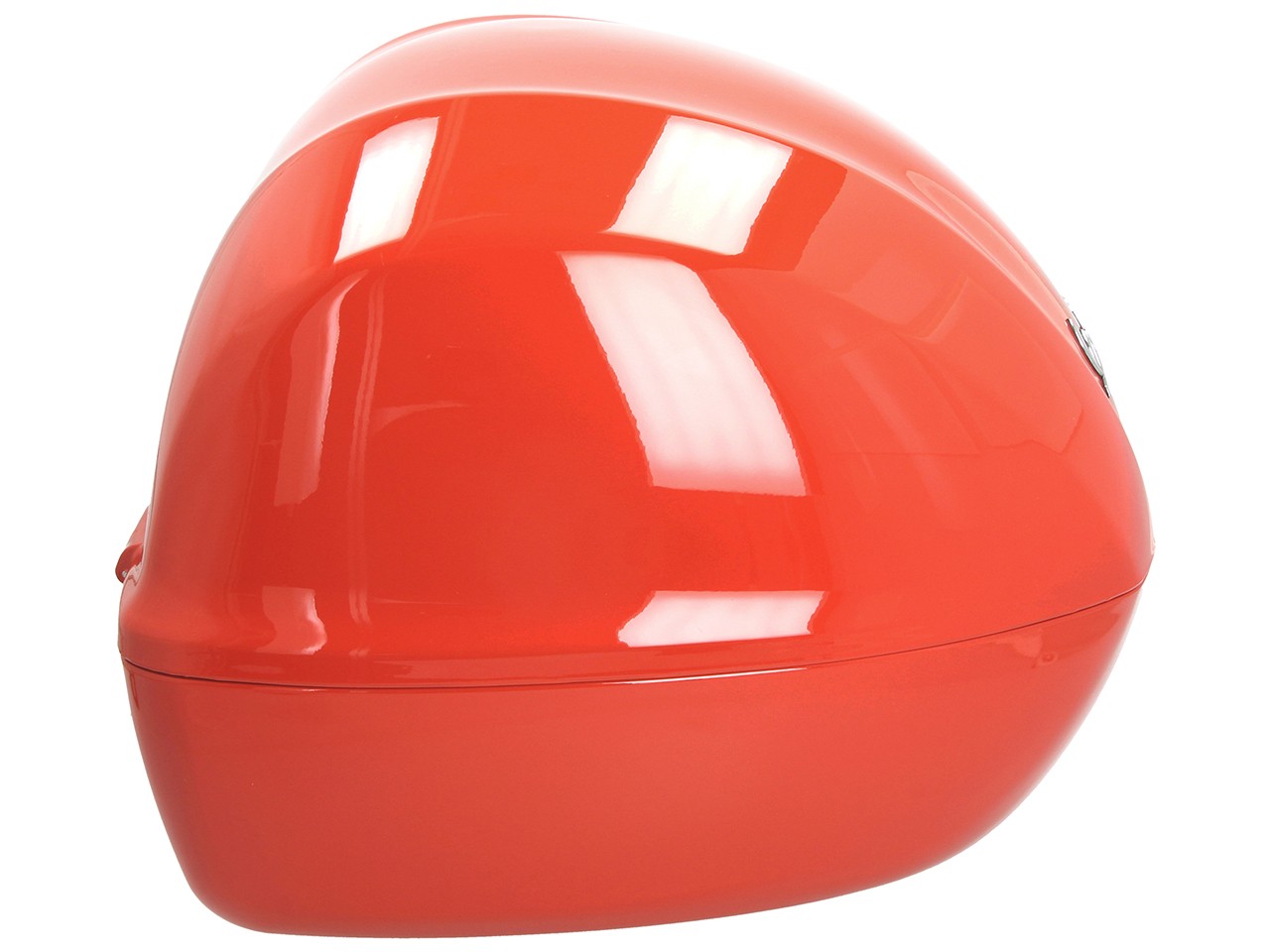 Baúl trasero para Vespa de 32 l, naranja brillante, modelo A11, sin respaldo