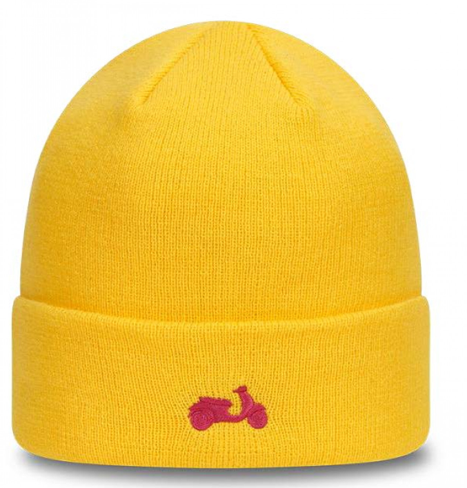 Gorro de punto Vespa NEW ERA amarillo
