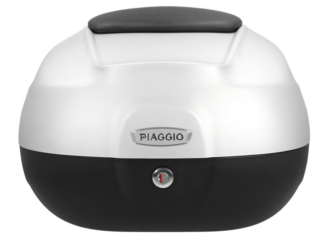 Maleta superior de 37 l con respaldo para Piaggio Beverly Sport 300/350 (16-20) - gris mate 760/B
