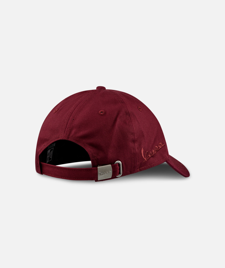 Gorra de béisbol Vespa DEC Glitter New Era 9Forty roja