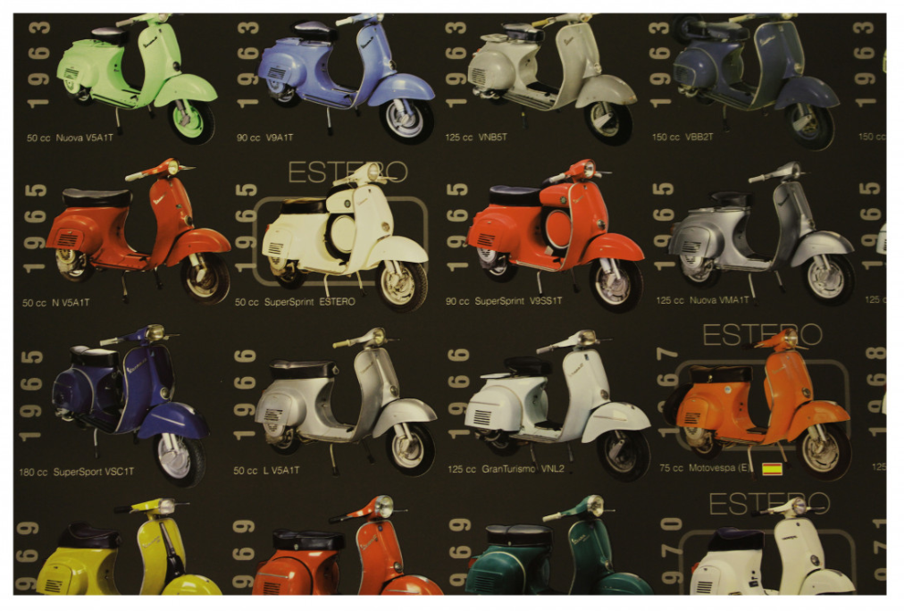 Cartel Vespa, Vespa