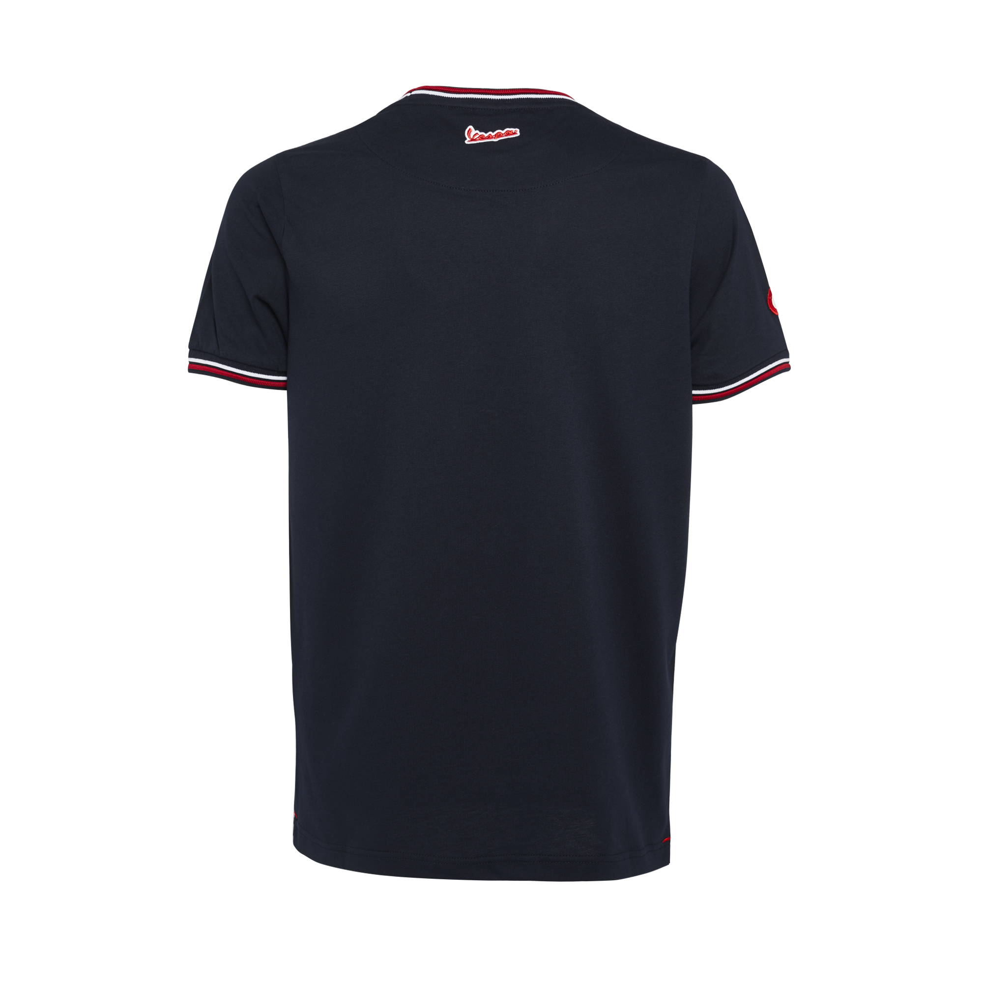 Camiseta Vespa Modernista hombre azul