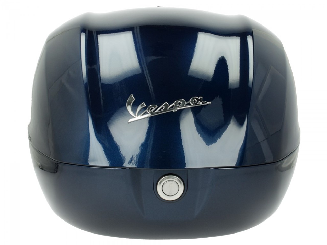 Baúl para Vespa de 32 l, azul brillante, 222/A, sin respaldo