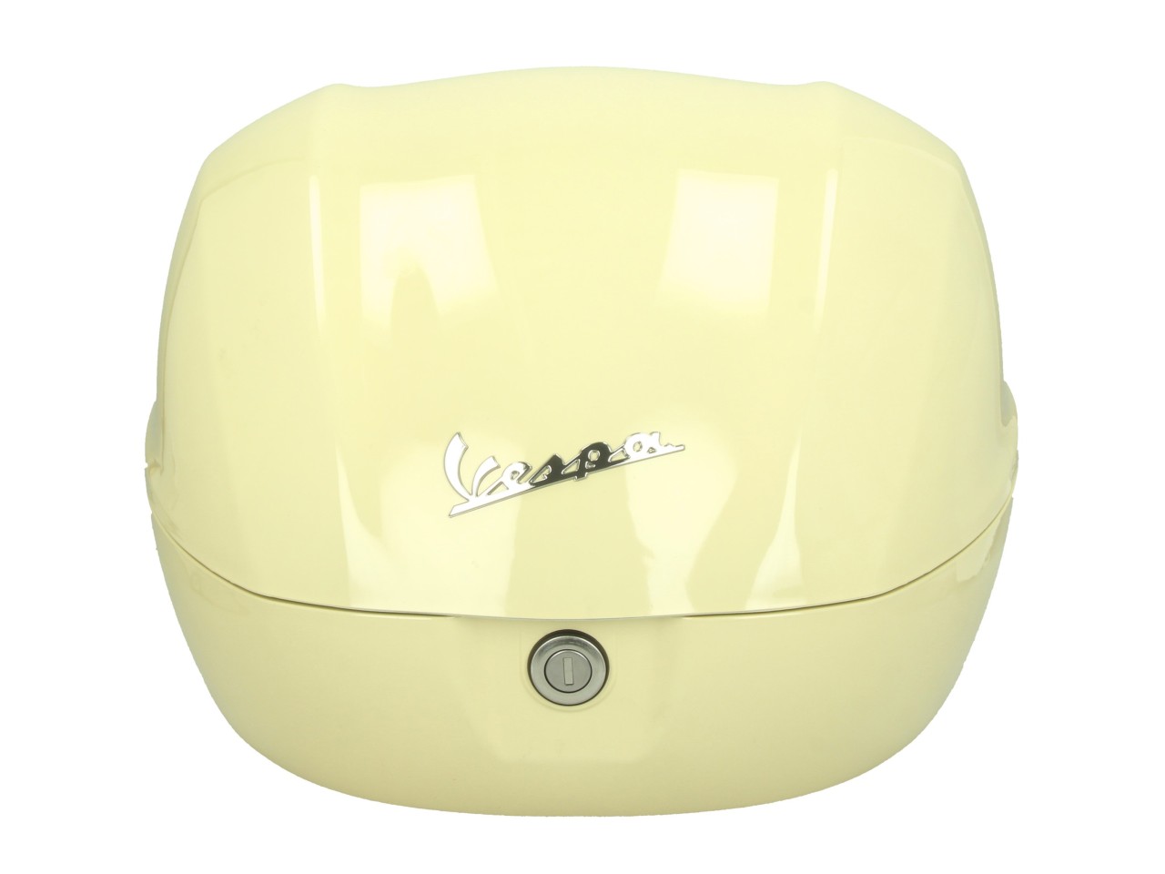 Baúl trasero para Vespa de 32 l, amarillo brillante, Q09, sin respaldo