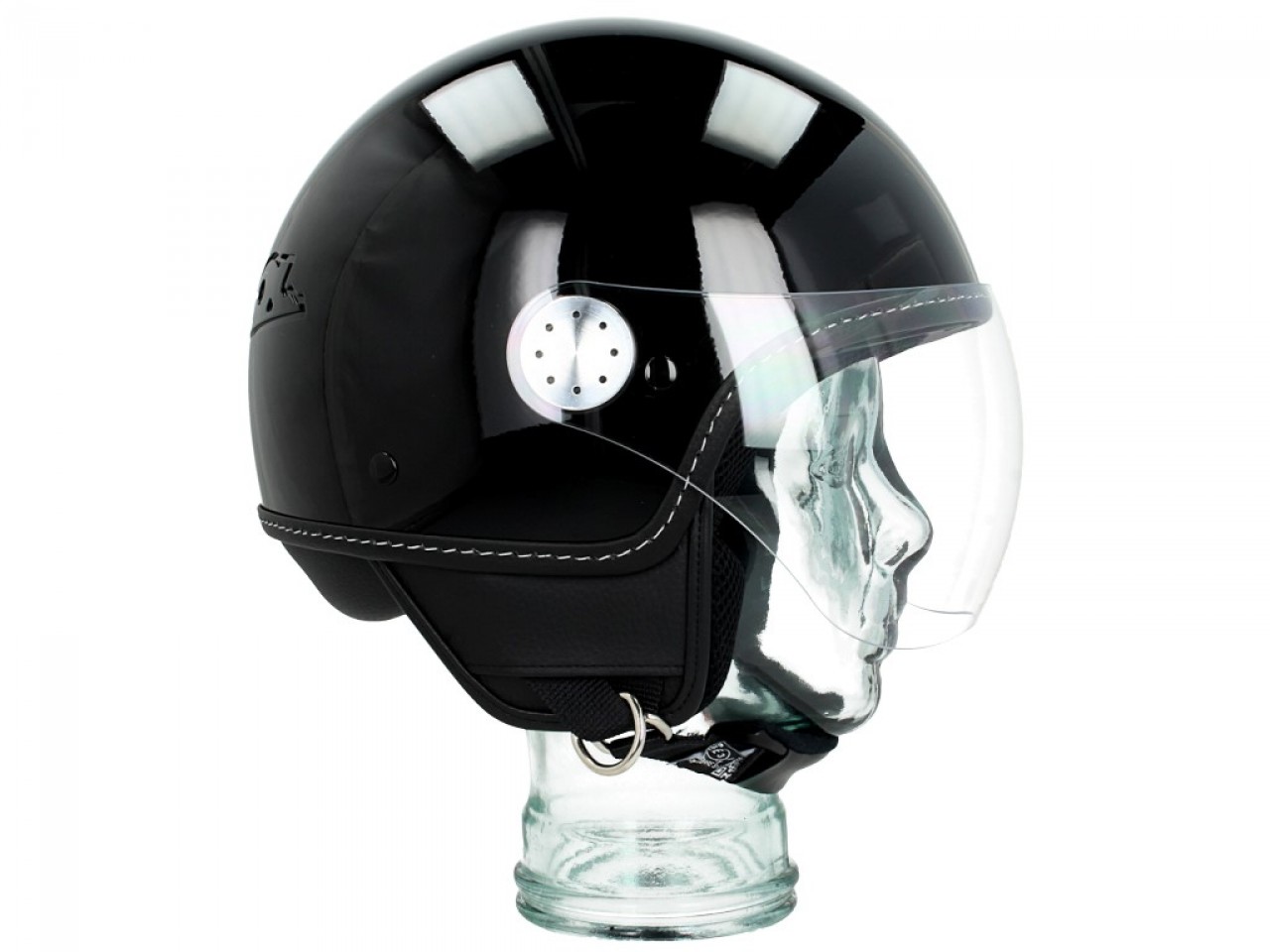 Casco Vespa jet Visera 3.0 negro talla XS