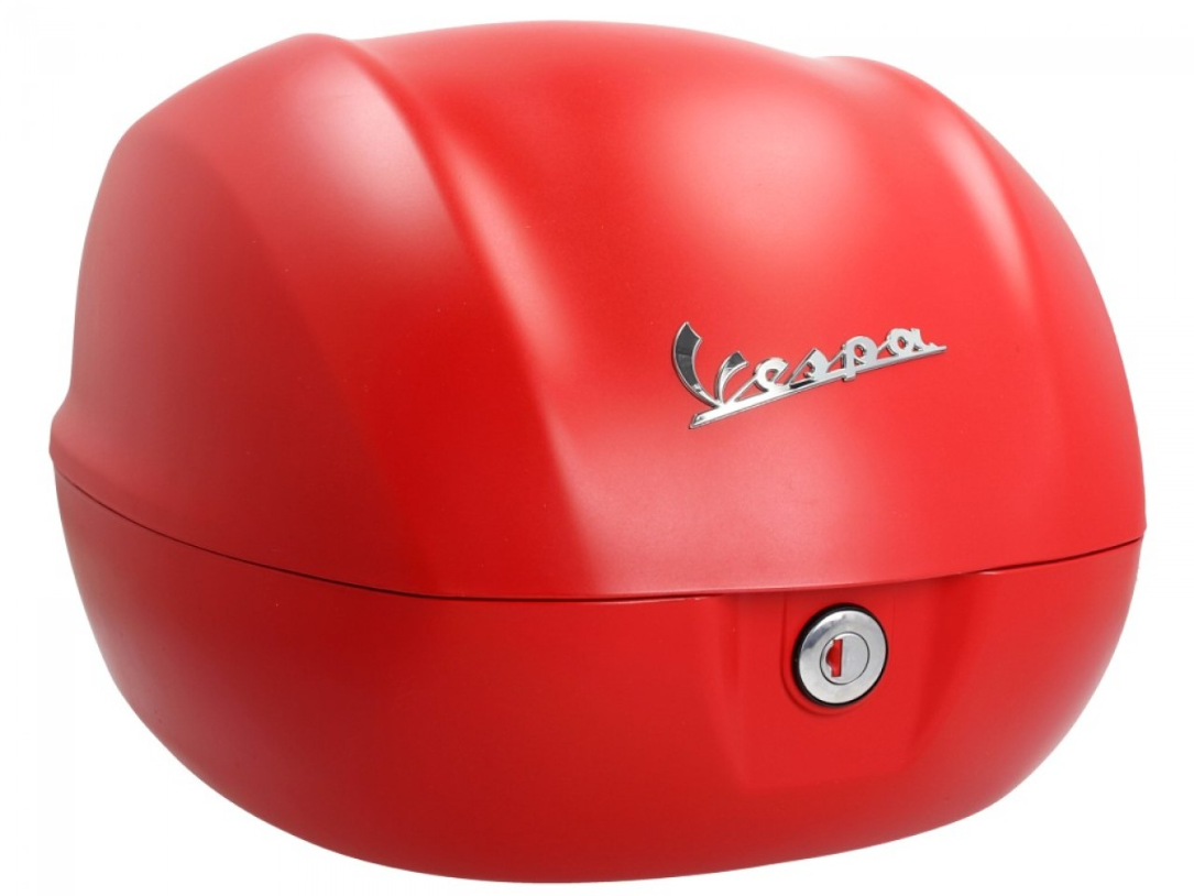 Topcase original 32 l. para Vespa Primavera rojo dragón mate 896/A