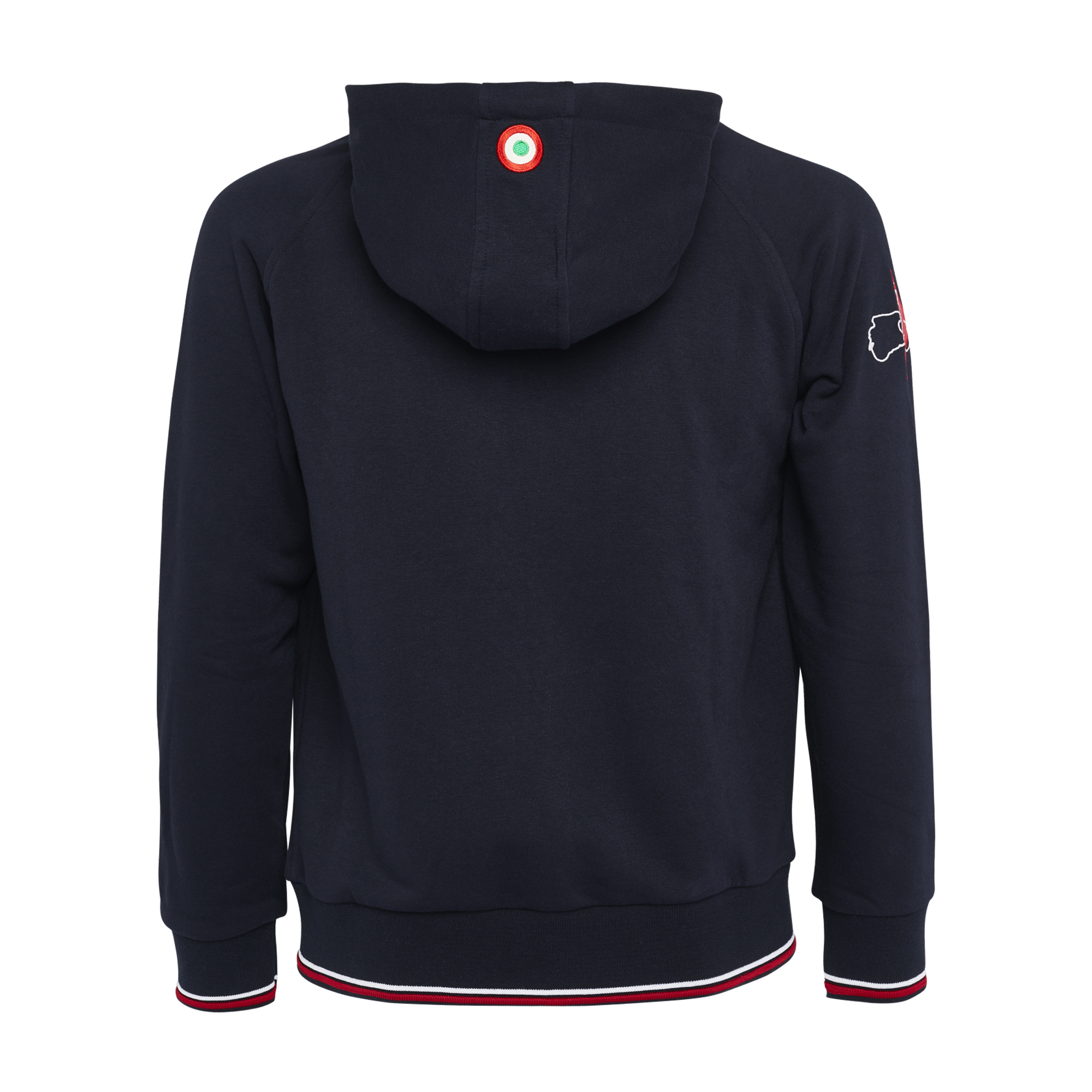 Vespa Sweat Shirt Chaqueta de algodón modernista hombres azul