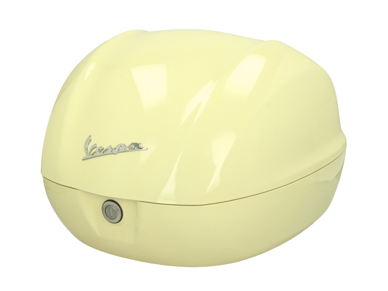 Baúl trasero para Vespa de 32 l, amarillo brillante, Q09, sin respaldo