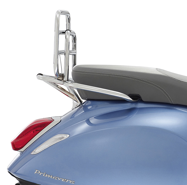 Portaequipajes trasero plegable Vespa Primavera / Sprint / Elettrica - Cromo