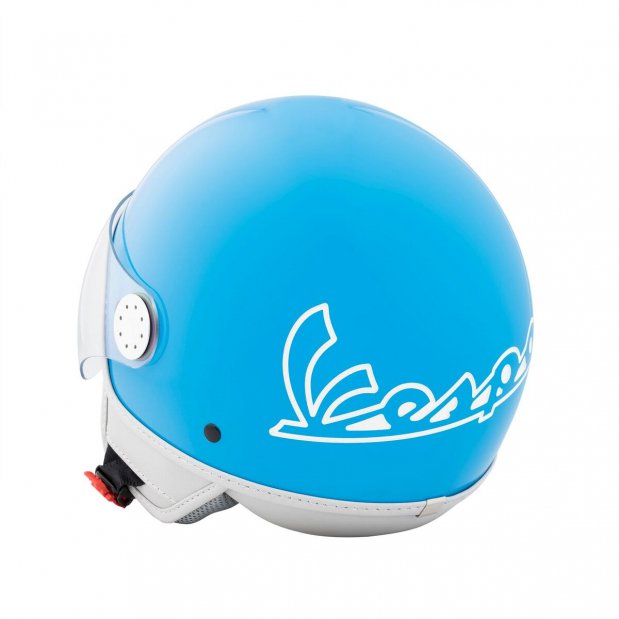 Casco jet Vespa Primavera 50° edición especial - azul talla L