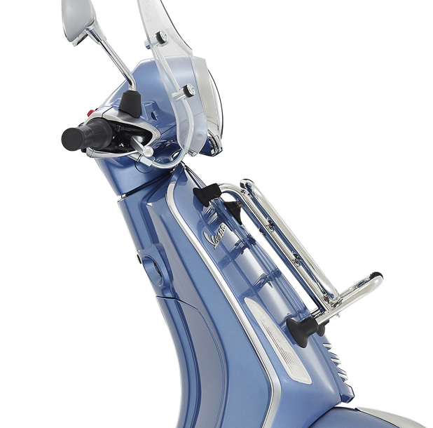 Klapp-Gepäck-Träger vorne Vespa Primavera / Sprint - chrom