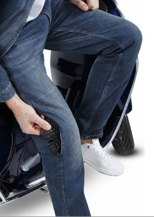Pantalón Vespa de poliéster azul vaquero
