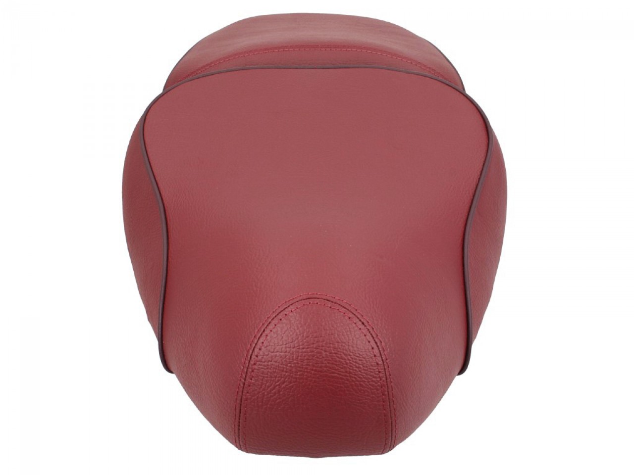 Asiento Vespa 2 plazas de cuero genuino rojo para LX 50-150cc Touring, ET2/ET4 /LX/LXV/S 50-150cc-