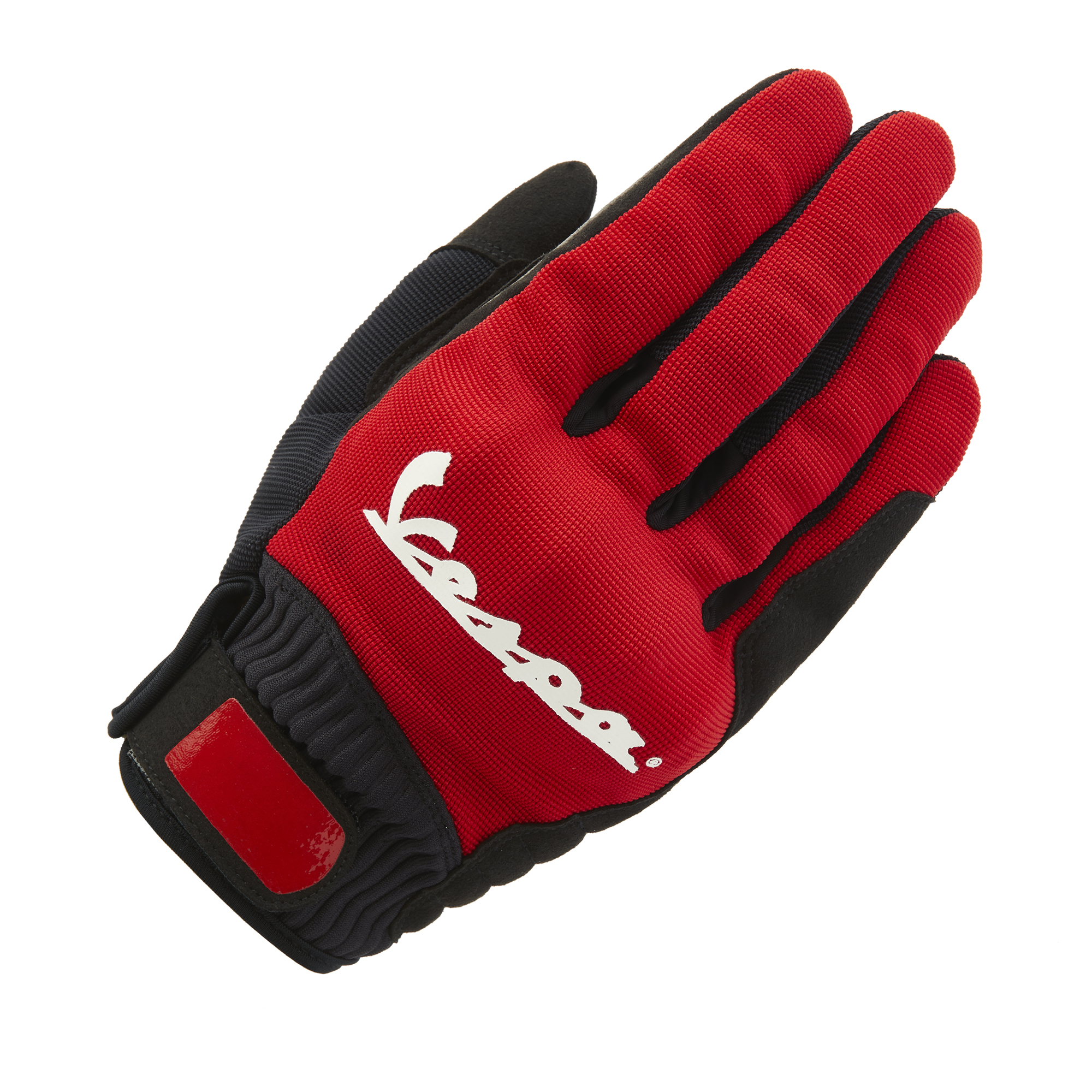 Guantes Vespa color textil rojo