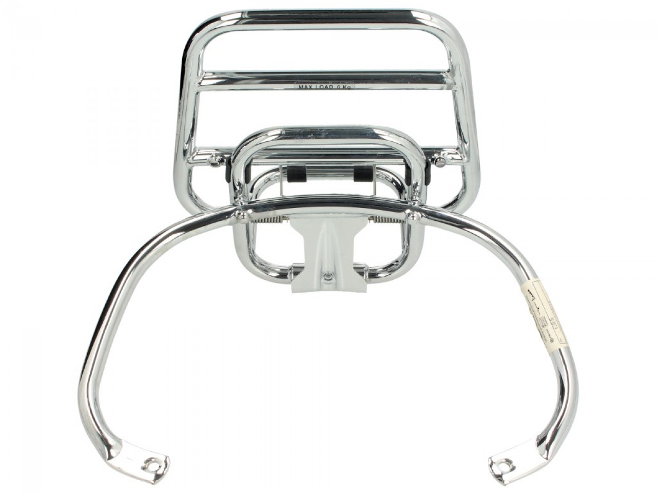 Portaequipajes original cromado para Topcase Vespa LX / LXV