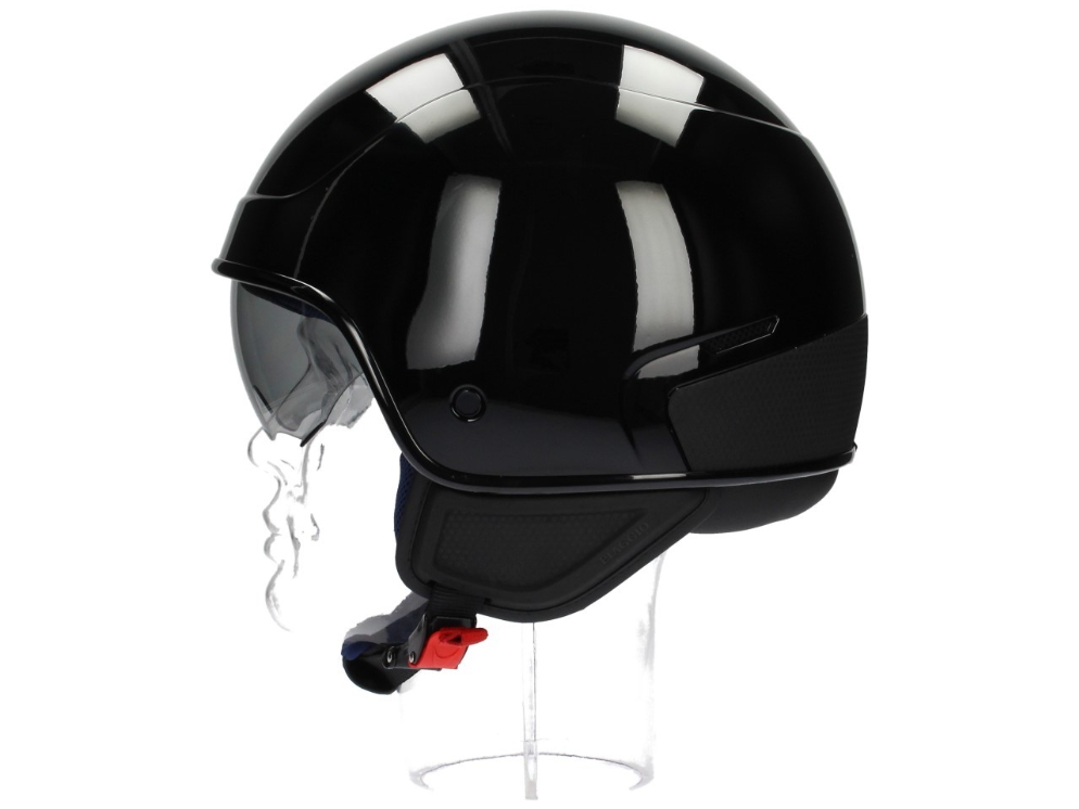 Casco jet Piaggio PJ1 negro
