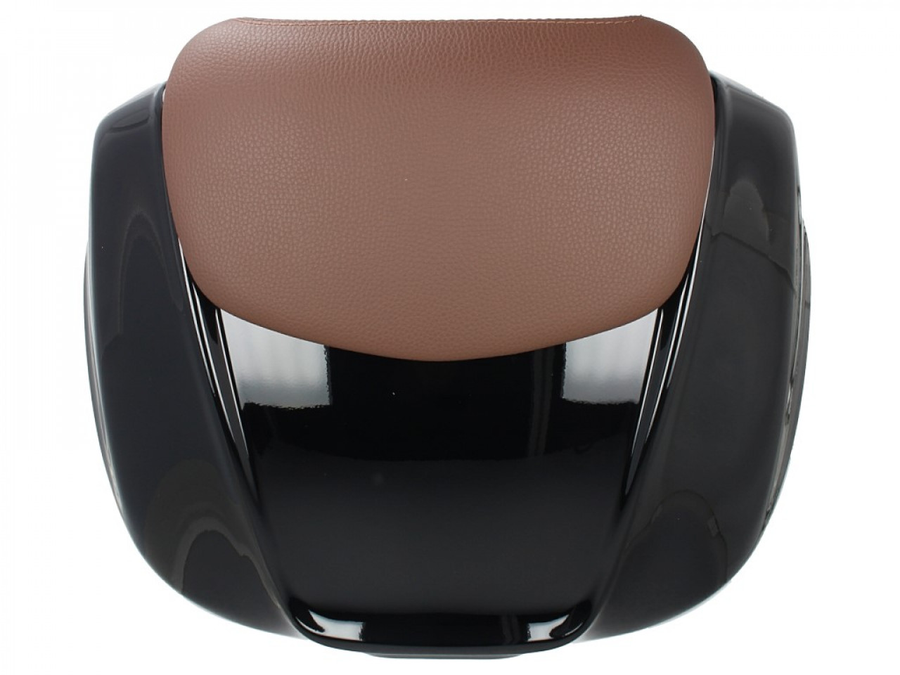 Maleta superior de 37 l con respaldo para Piaggio Beverly 300/350 (18-20) - negro 90/B
