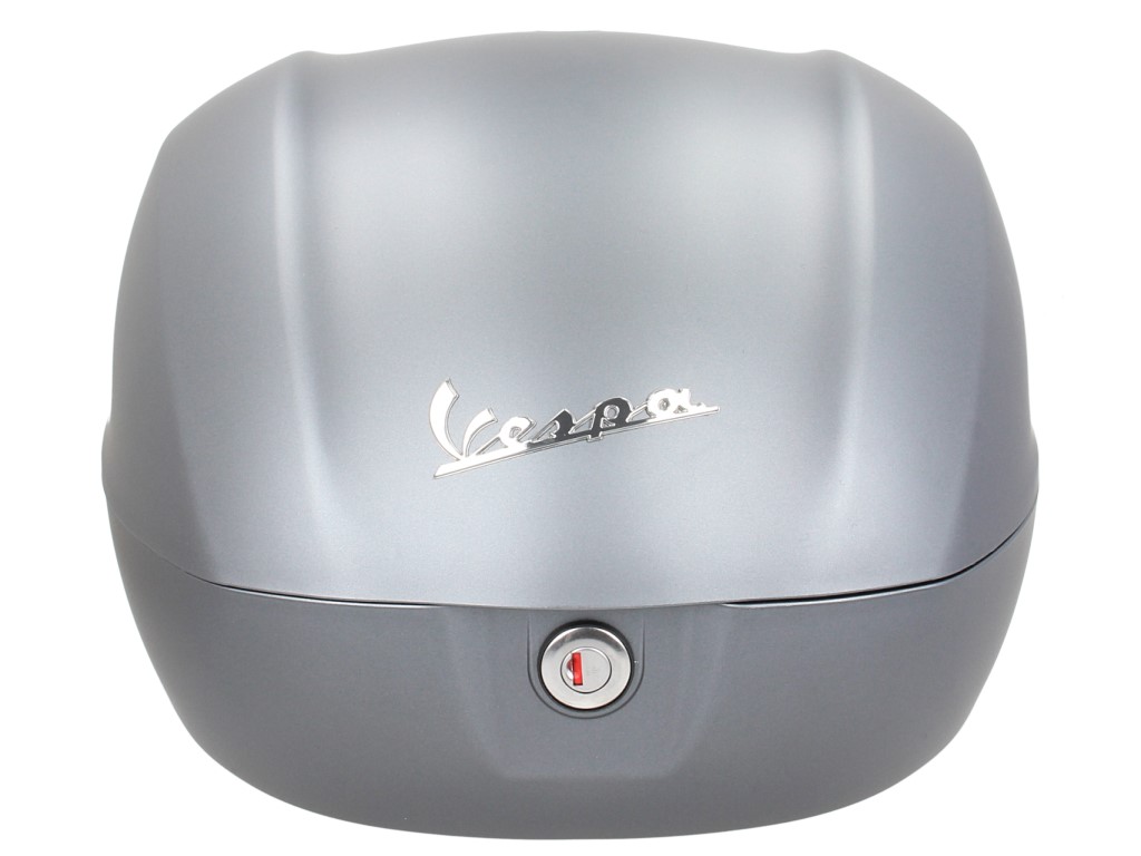 Baúl original de 32 l, gris/titanio, modelo 707/C, sin respaldo