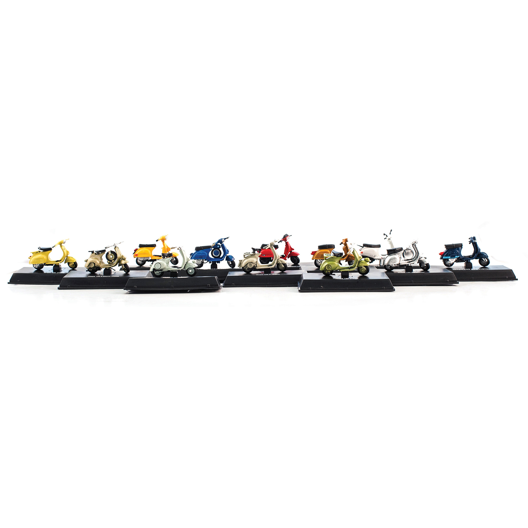 Vespa vehículos modelos 1:32 set 24 piezas