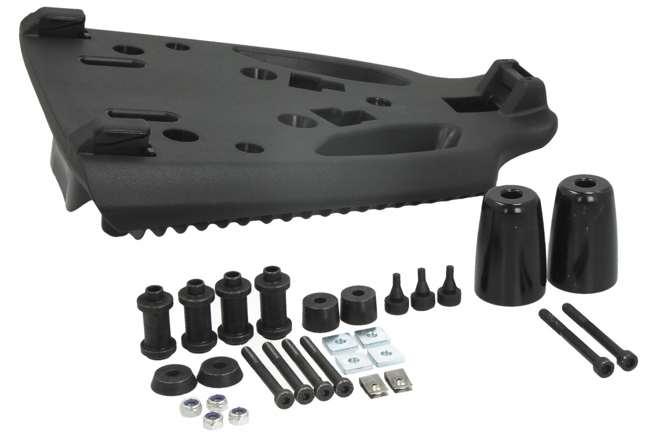 Kit maletín superior sin llave 52L (incl. placa de montaje) para Beverly HPE Original Piaggio