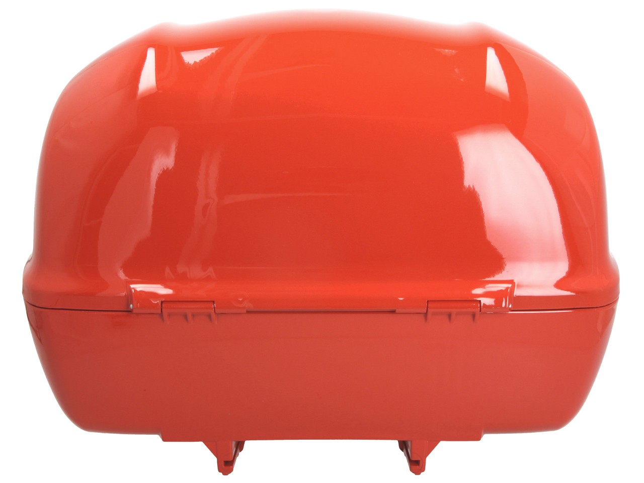 Baúl trasero para Vespa de 32 l, naranja brillante, modelo A11, sin respaldo