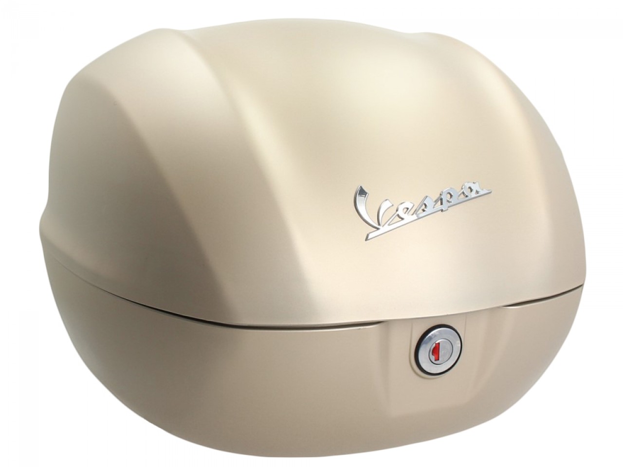 Baúl para Vespa de 32 l, beige mate, 516/A, sin respaldo