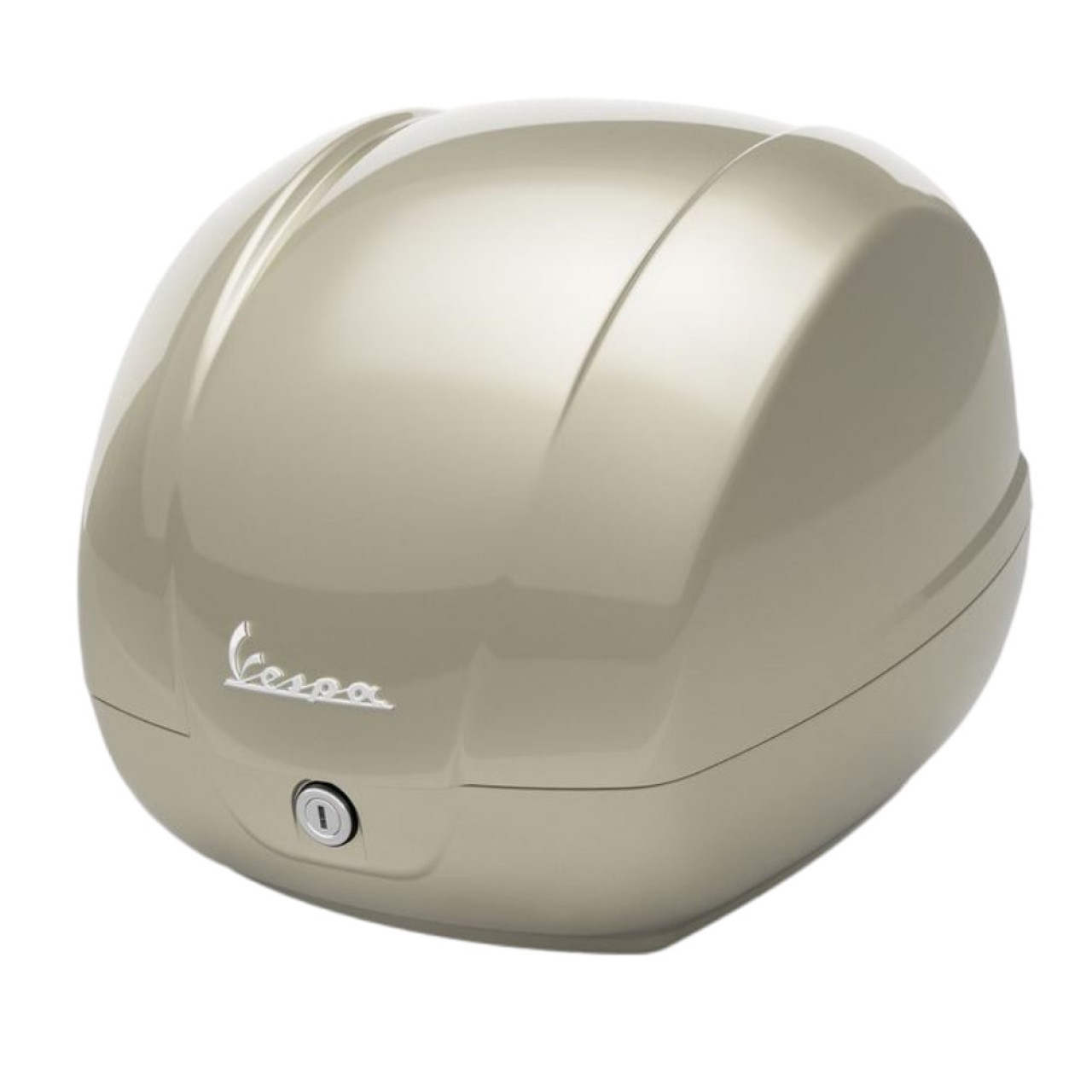 Baúl original de 36 l, color beige, Q01, para Vespa GTS 125/310 y GTV 310