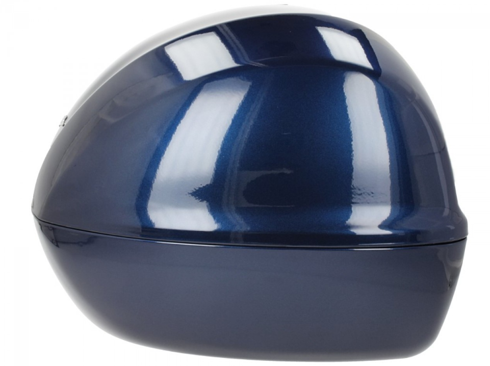 Baúl para Vespa de 32 l, azul brillante, 222/A, sin respaldo