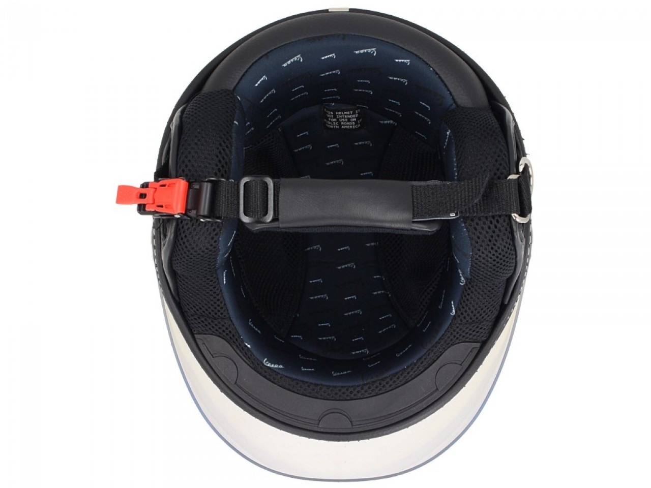 Casco Vespa jet Visera 3.0 negro talla XS