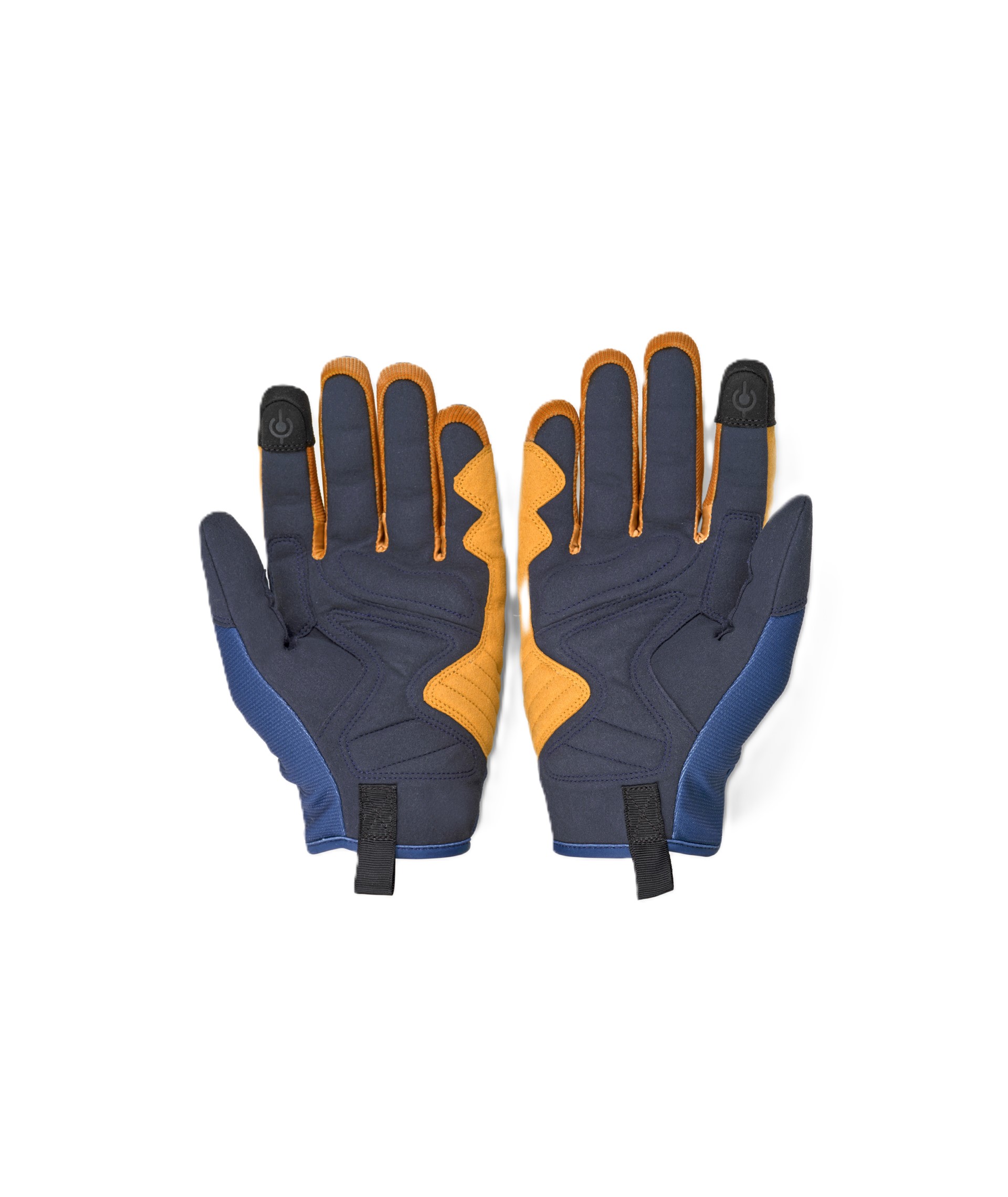 Guantes Vespa Officina 8 azul amarillo