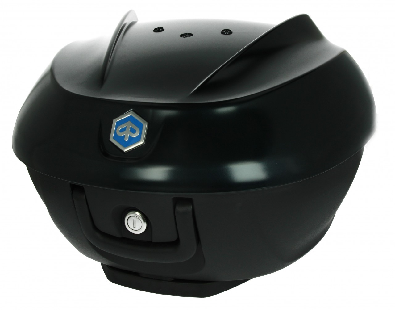 Kit baúl 36 l. negro mate metalizado N12 Original Piaggio para Beverly HPE (incl. placa de montaje)