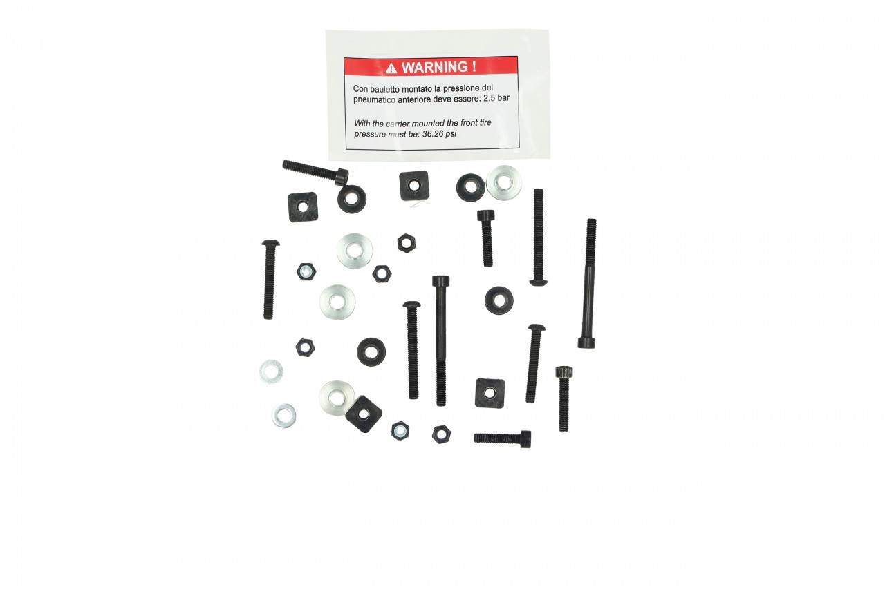Kit maletín superior 36 l. Nube Gris G04 Original Piaggio para Beverly HPE (incl. placa de montaje)