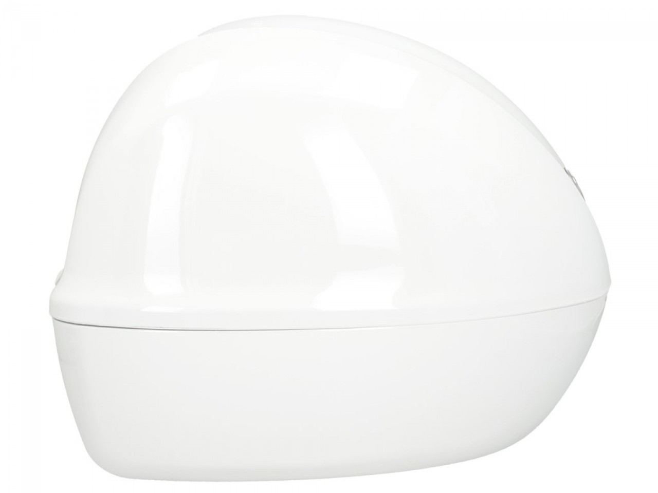 Baúl trasero para Vespa de 32 l, blanco brillante, 544, sin respaldo
