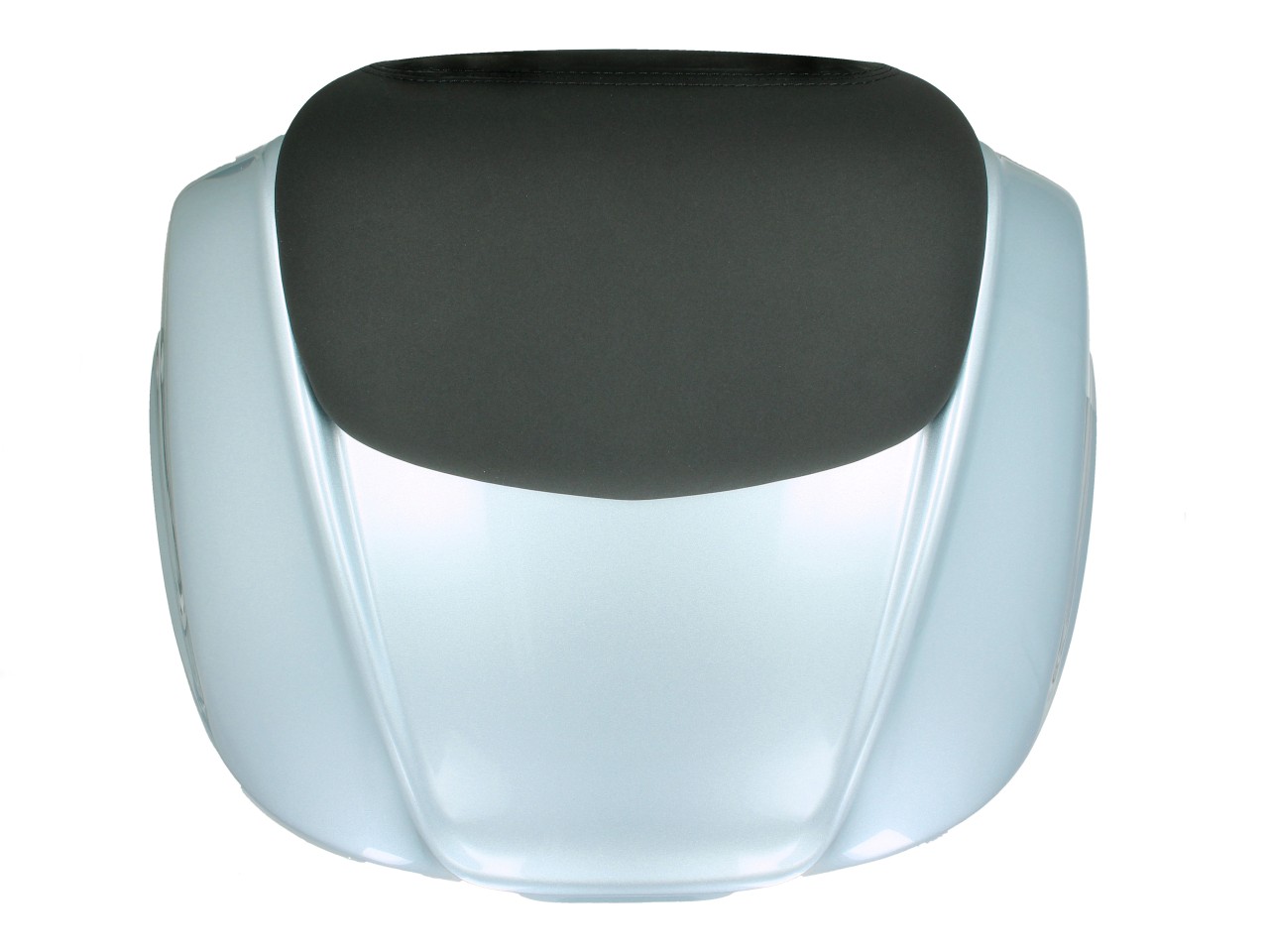 Maleta trasera de 37 l con respaldo para Piaggio Medley Basic 125/200 (24-25) - azul-gris G14