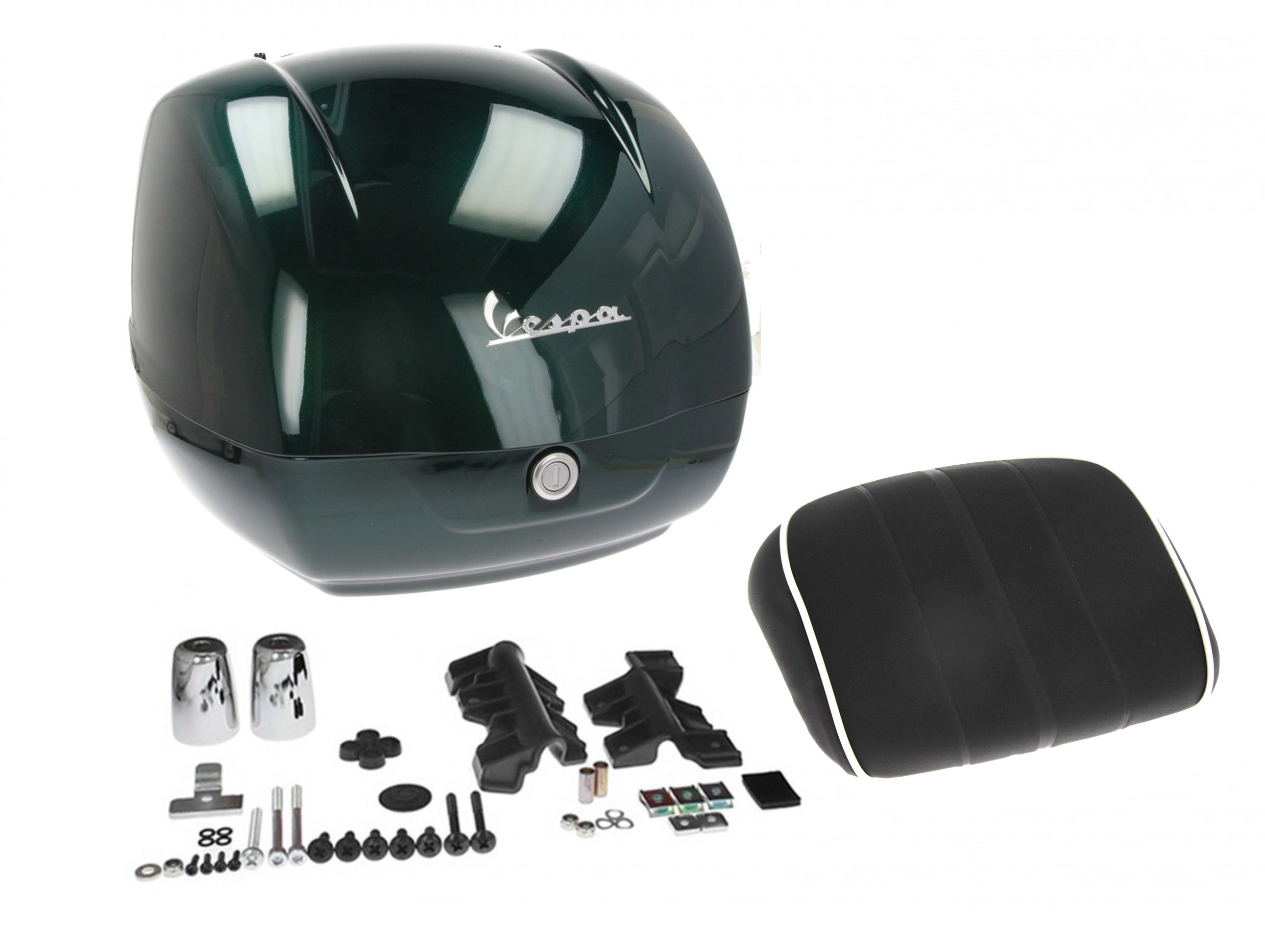 Maletín superior para Vespa GTS Racing Sixties - verde, verde metalizado 349/A, 37 l
