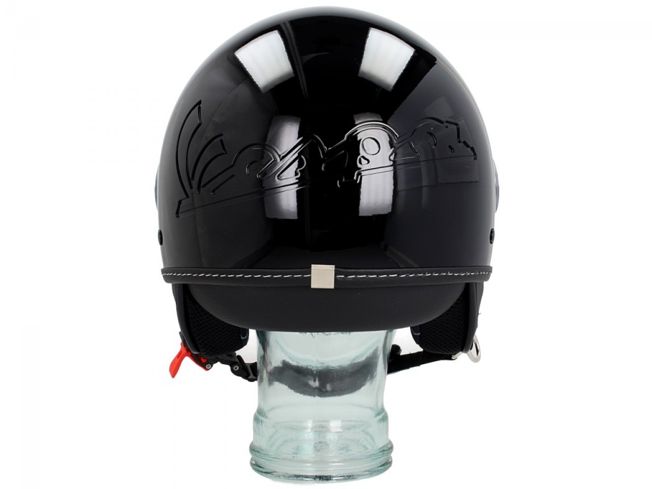 Casco Vespa jet Visera 3.0 negro talla XS