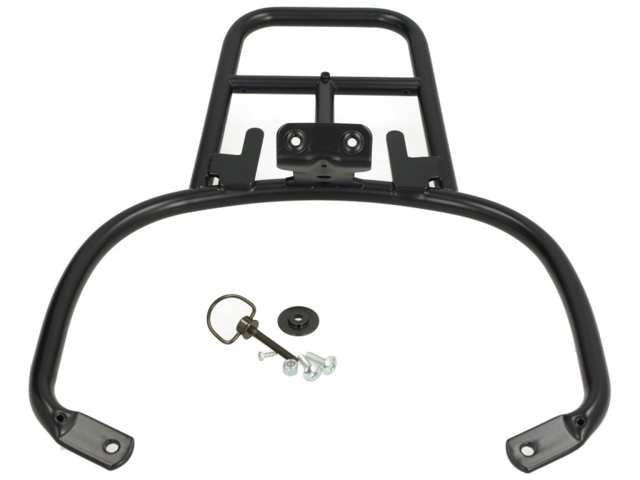 Portaequipajes trasero para Vespa GTS, negro mate, para el baúl trasero de 32 litros de la Vespa